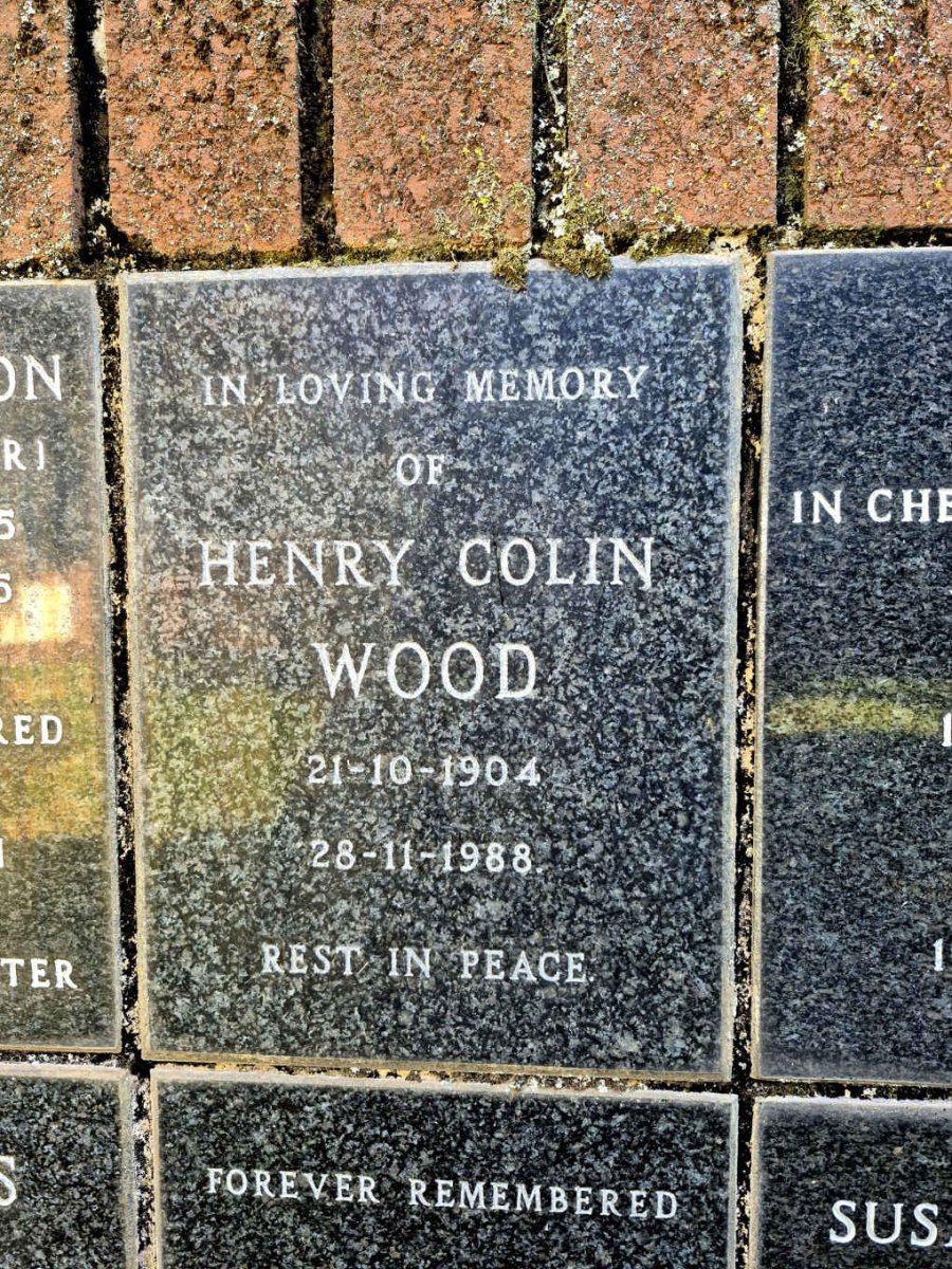 WOOD Henry Colin 1904-1988