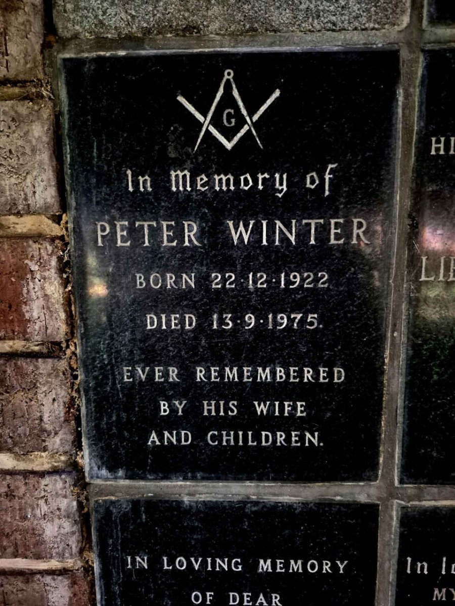 WINTER Peter 1922-1975