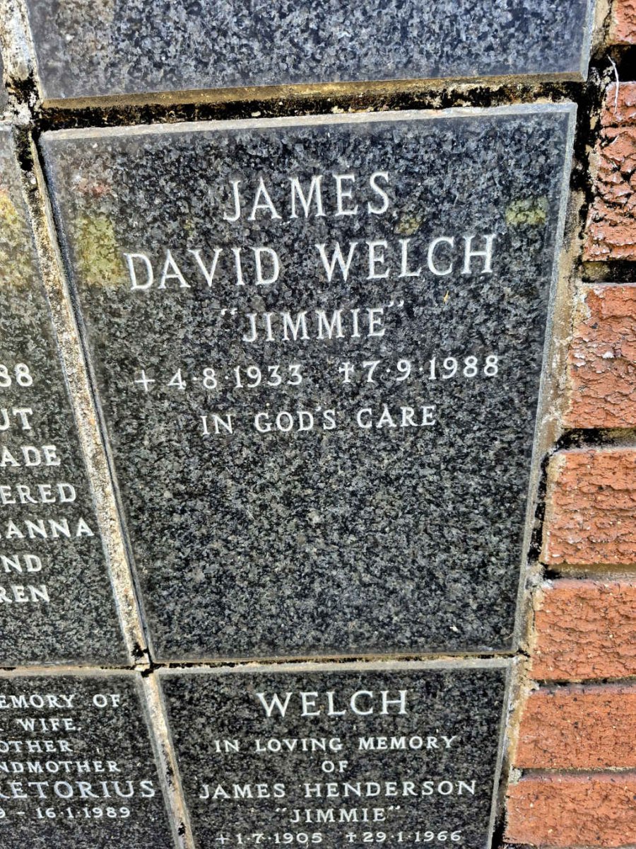 WELCH James David 1933-1988