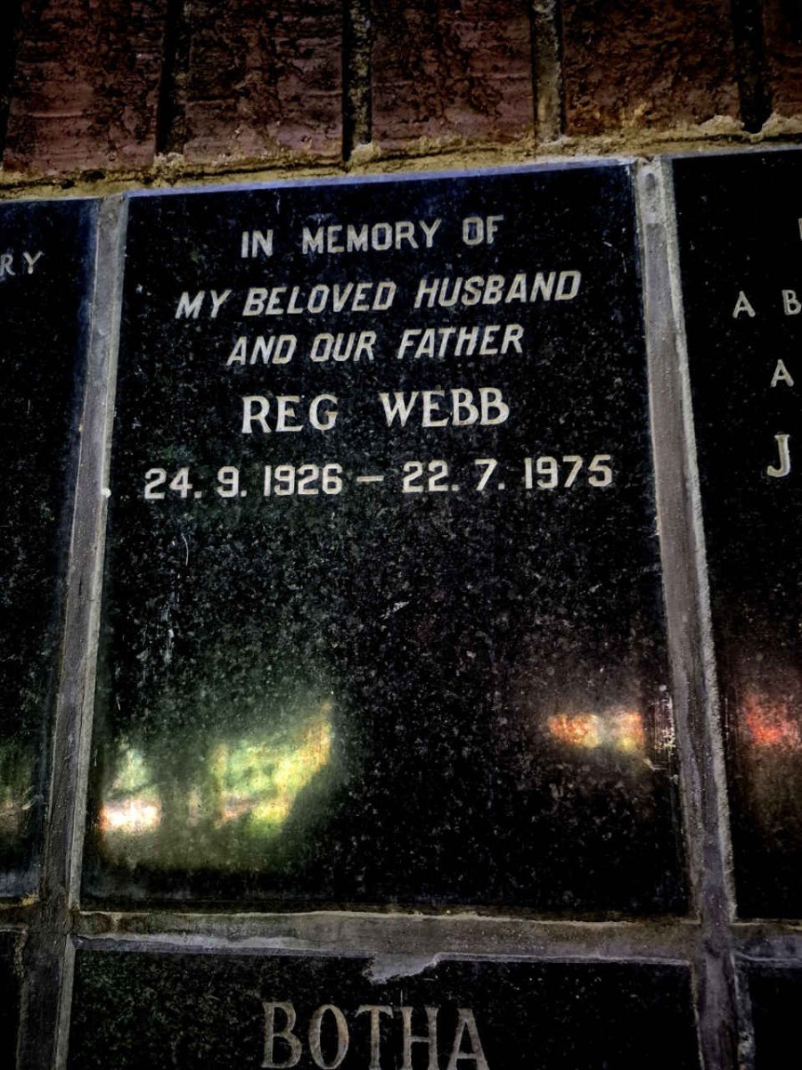 WEBB Reg 1926-1975