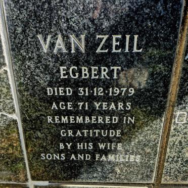 ZEIL Egbert, van -1979