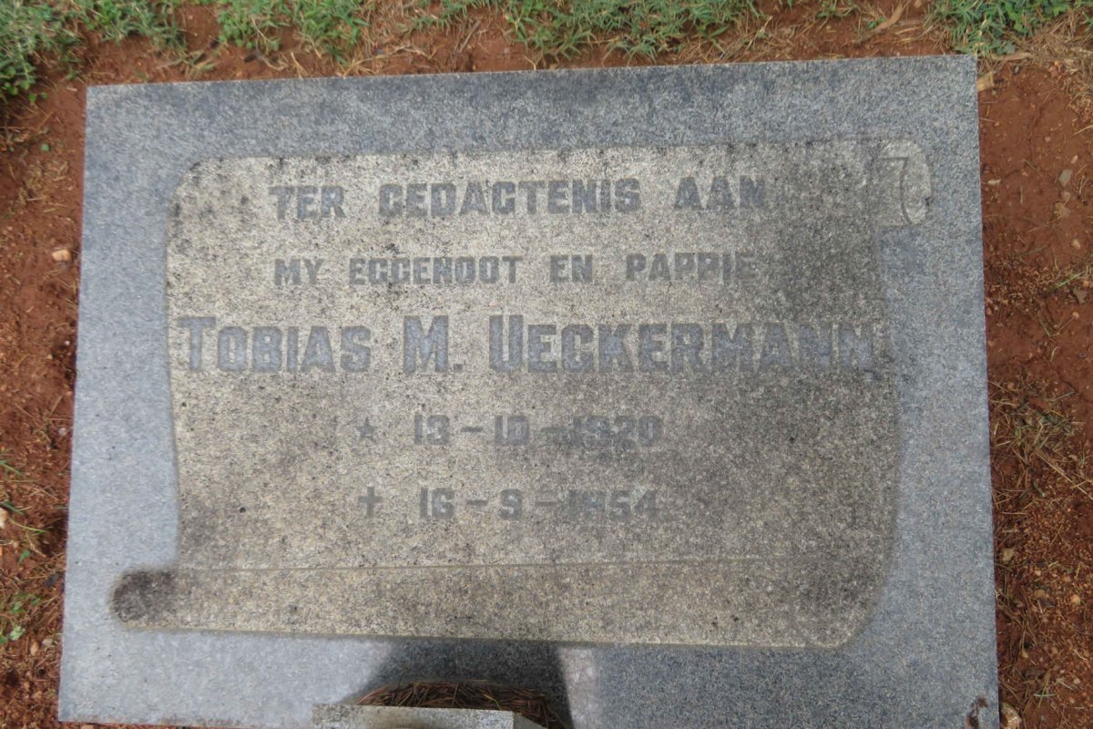 UECKERMANN Tobias M. 1920-1954
