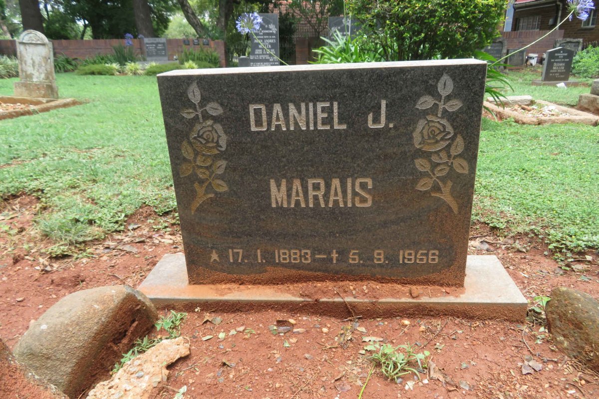 MARAIS Daniel J. 1883-1956