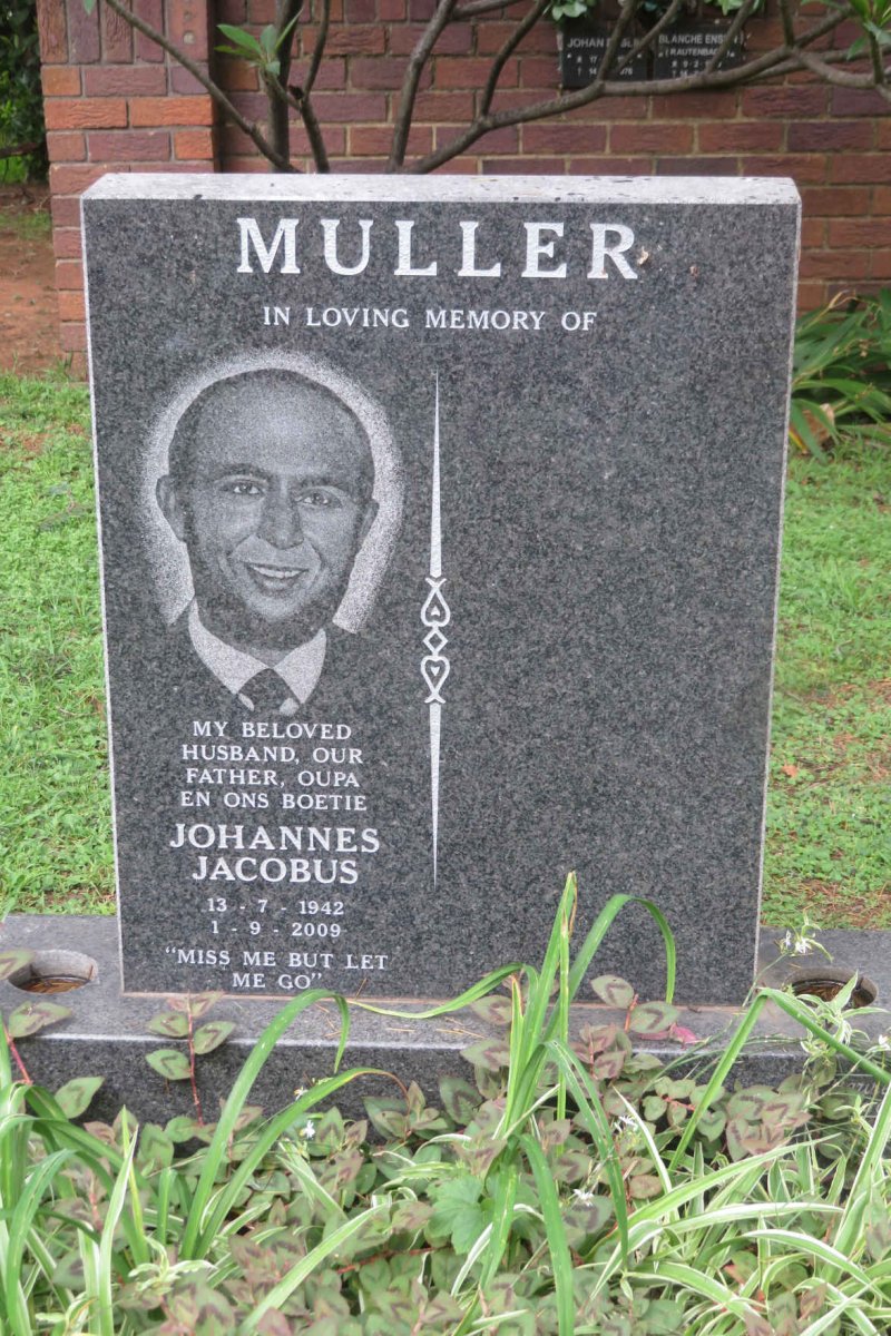 MULLER Johannes Jacobus 1942-2009