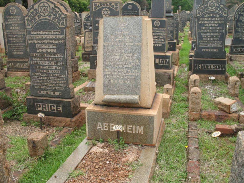 ABELHEIM Aaron -1934