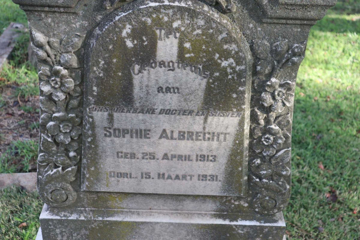 ALBRECHT Sophie 1913-1931