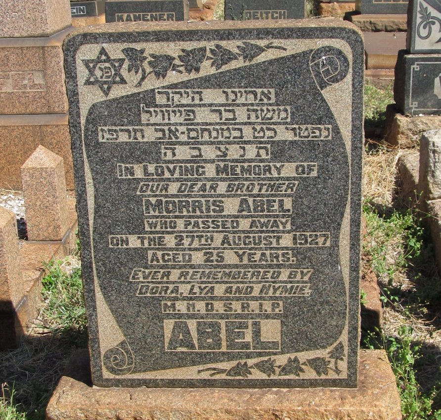 ABEL Morris -1927
