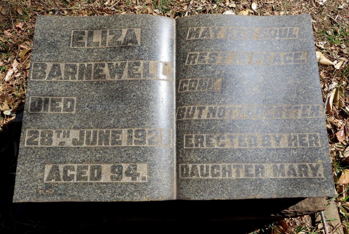 BARNEWELL Eliza -192?