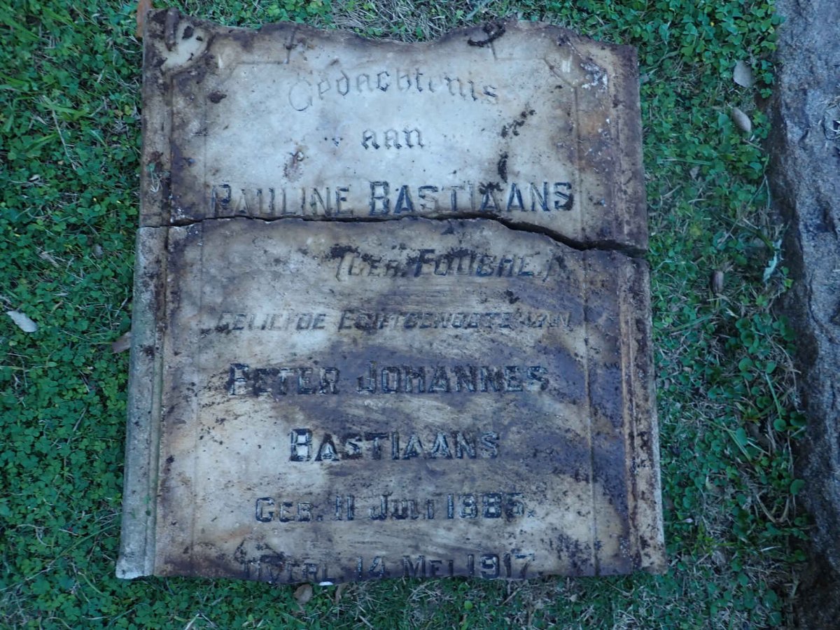 BASTIAANS Pauline nee FOUCHE 1885-1917