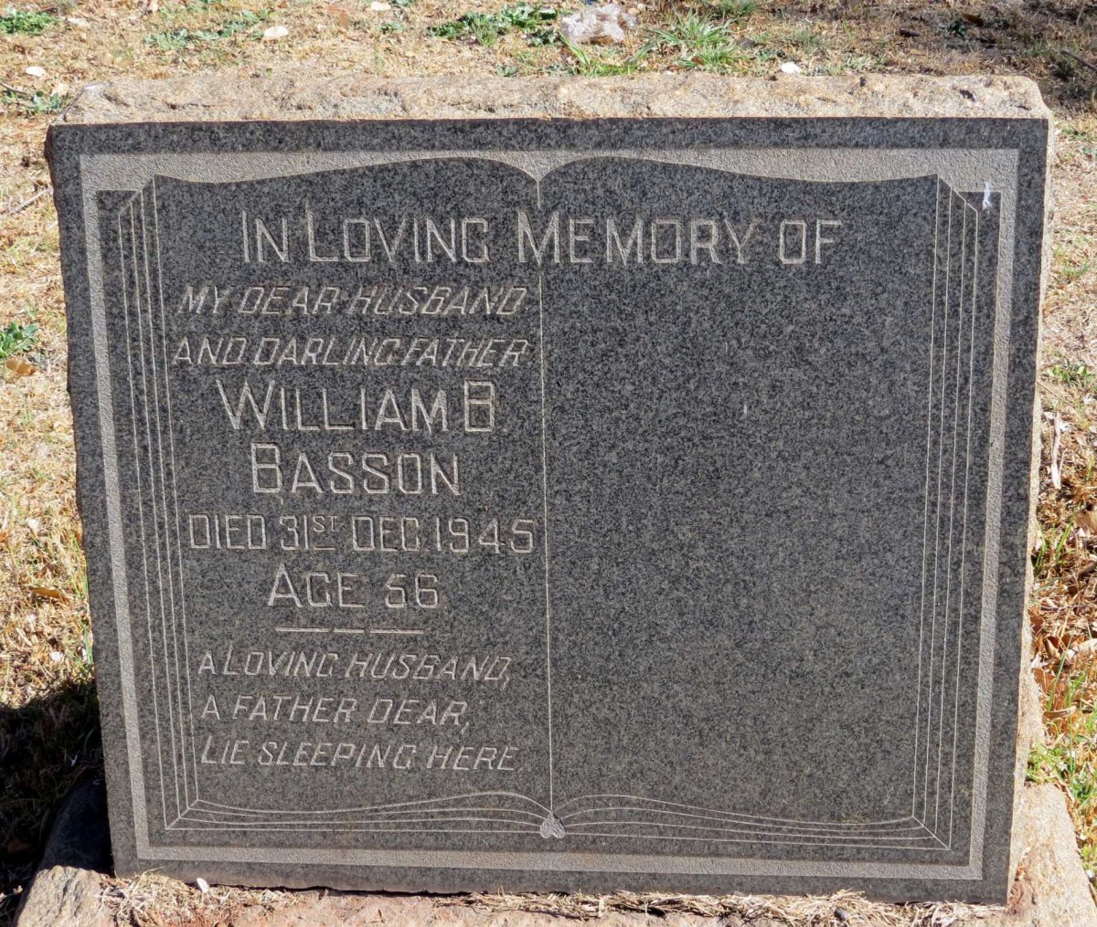BASSON William B. -1945