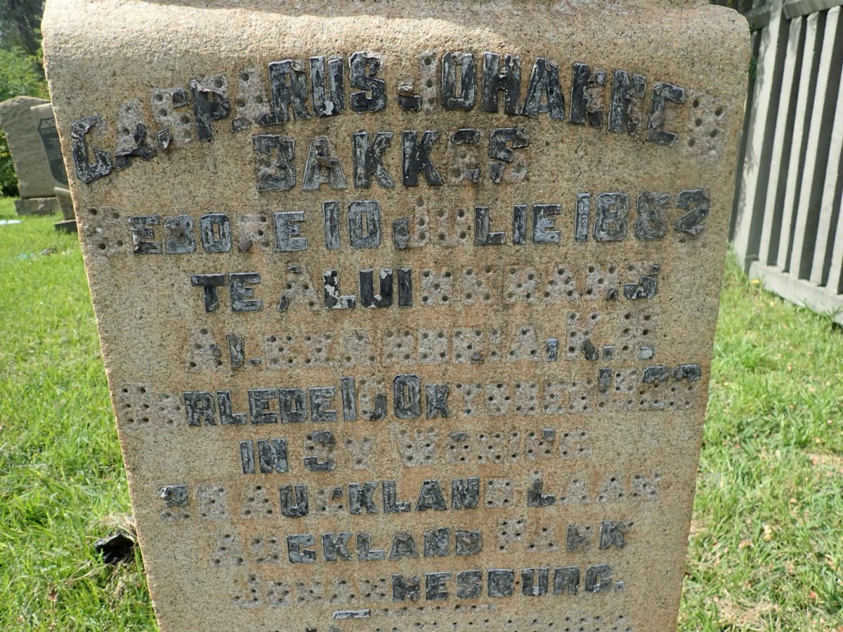 BAKKES Casperus Johannes 1862-1926 &amp; Maria Catharina UYS -1979
