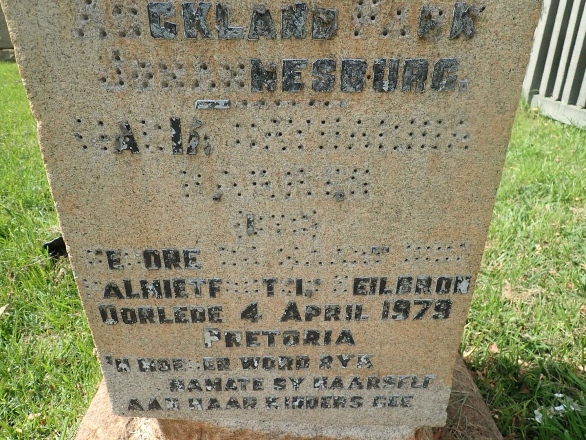 BAKKES Casperus Johannes 1862-1926 &amp; Maria Catharina UYS -1979