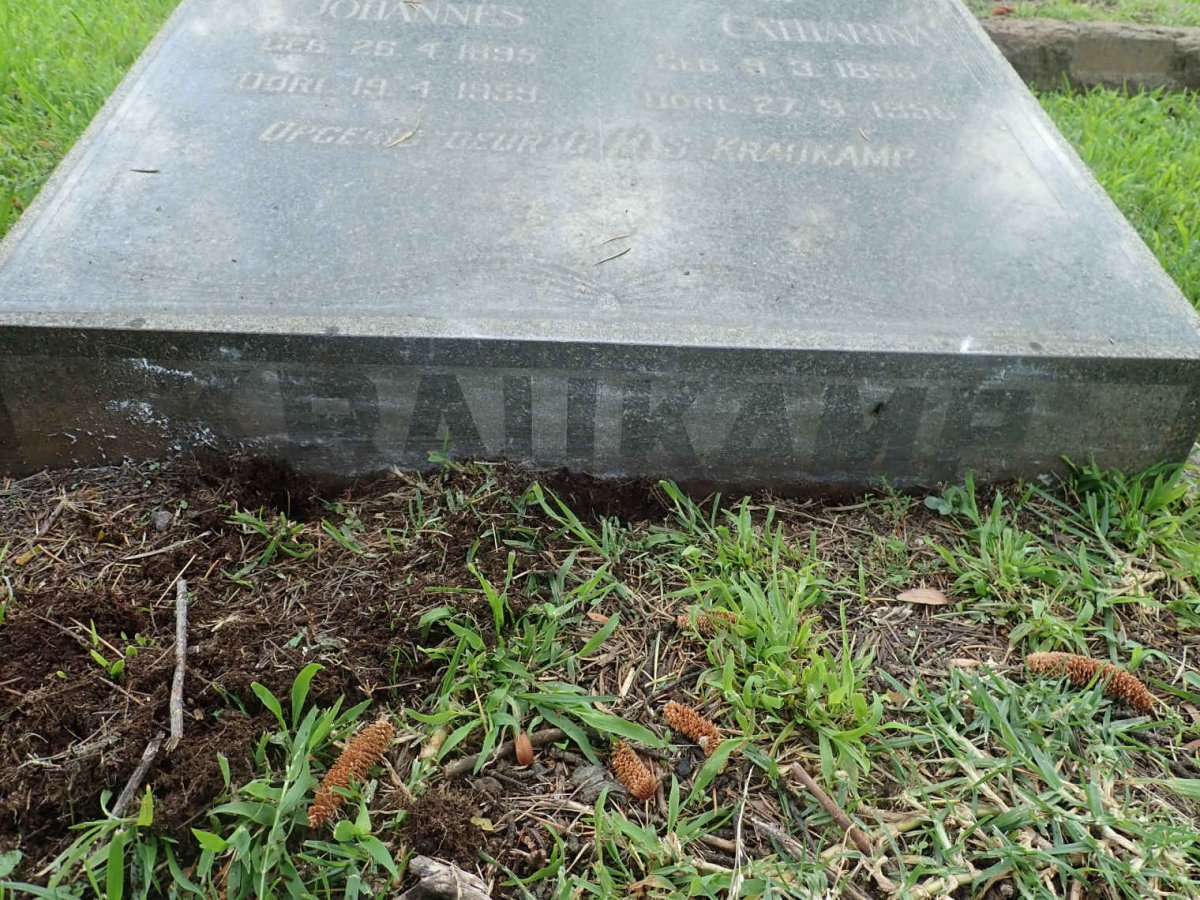 BAUKAMP Phillipus Petrus Johannes 1895-1959 &amp; Susanna Catharina 1896-1956
