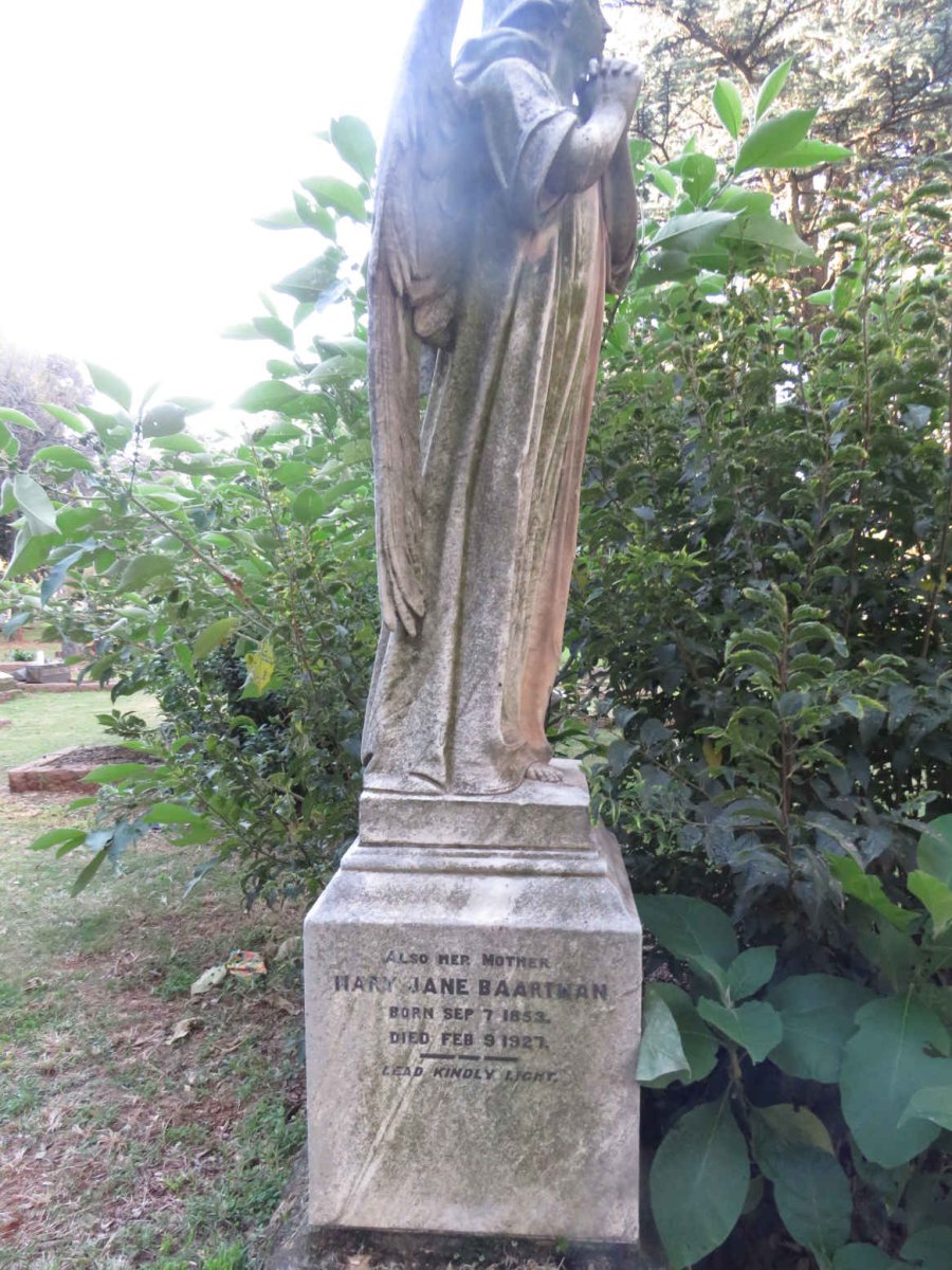 BAARTMAN Mary Jane 1853-1927