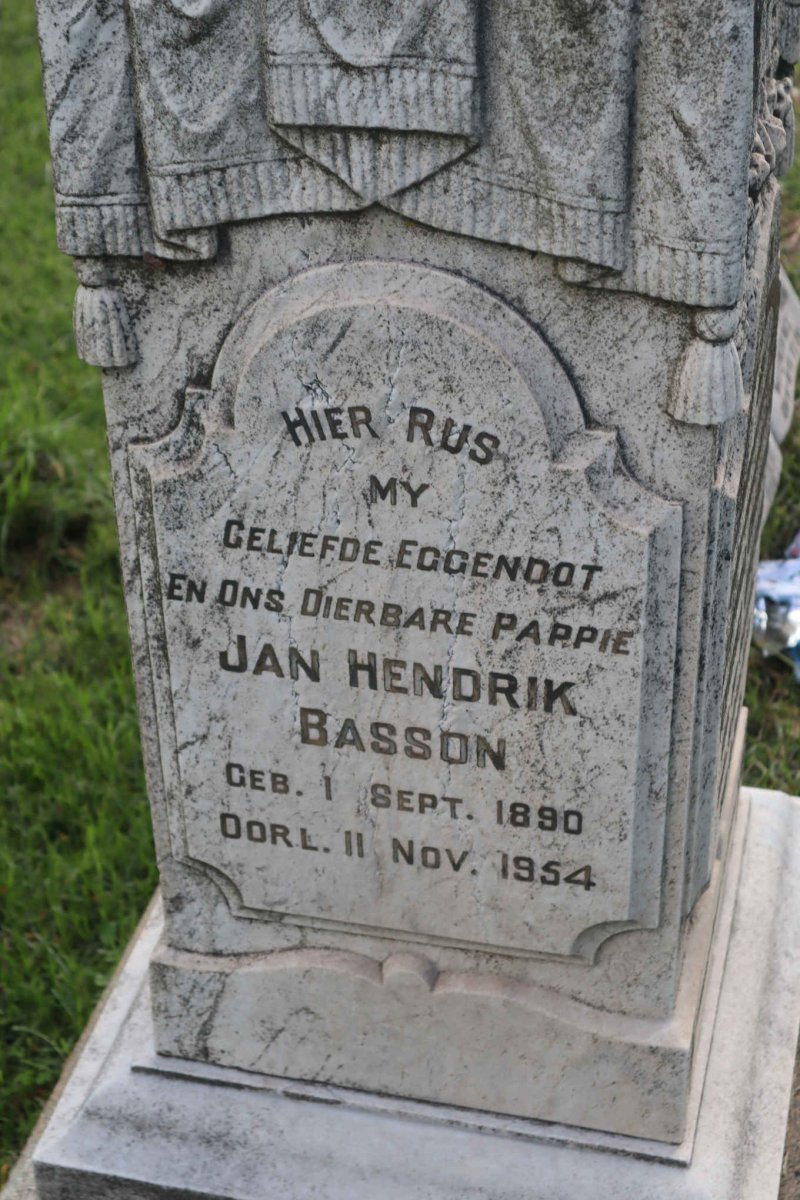 BASSON Jan Hendrik 1890-1954