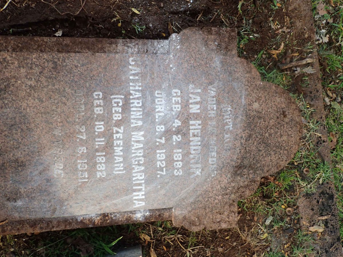 BESTER Jan Hendrik 1883-1927 &amp; Catharina Margaritha ZEEMAN 1882-1951