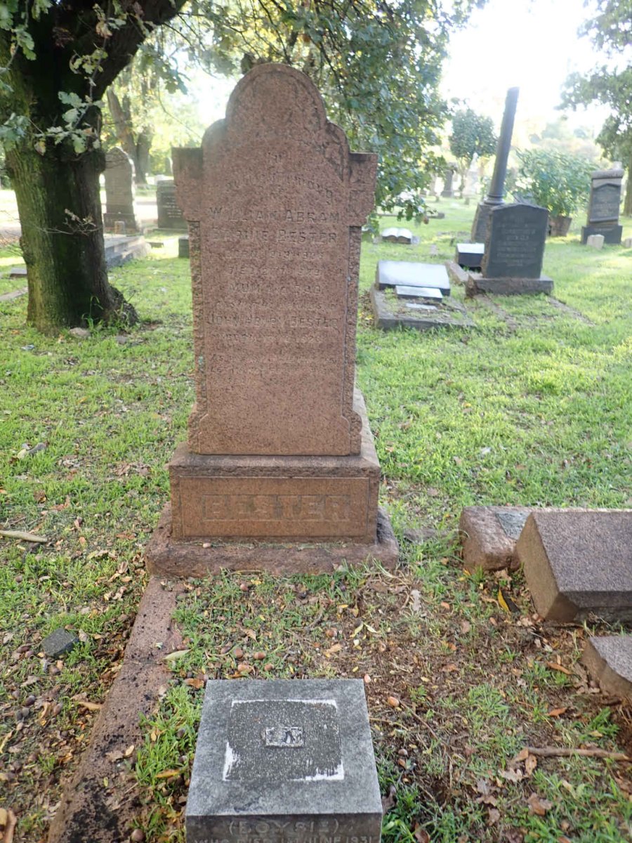 BESTER William Abram Barnie 1906-1929 :: BESTER John Henry 1928-1931