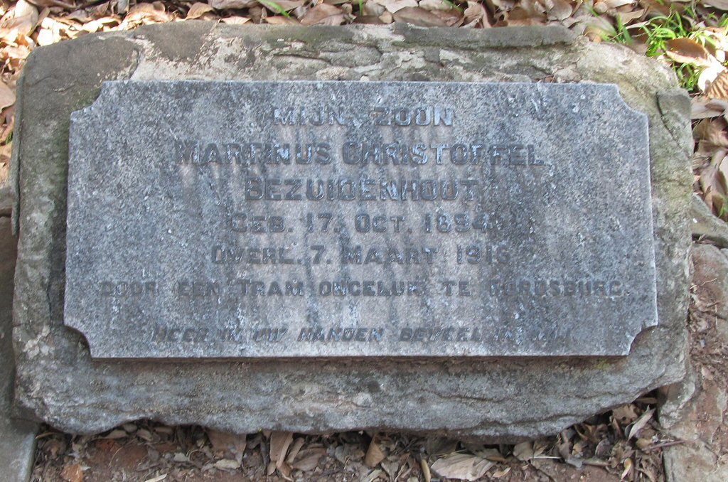 BEZUIDENHOUT Martinus Christoffel 1894-1916