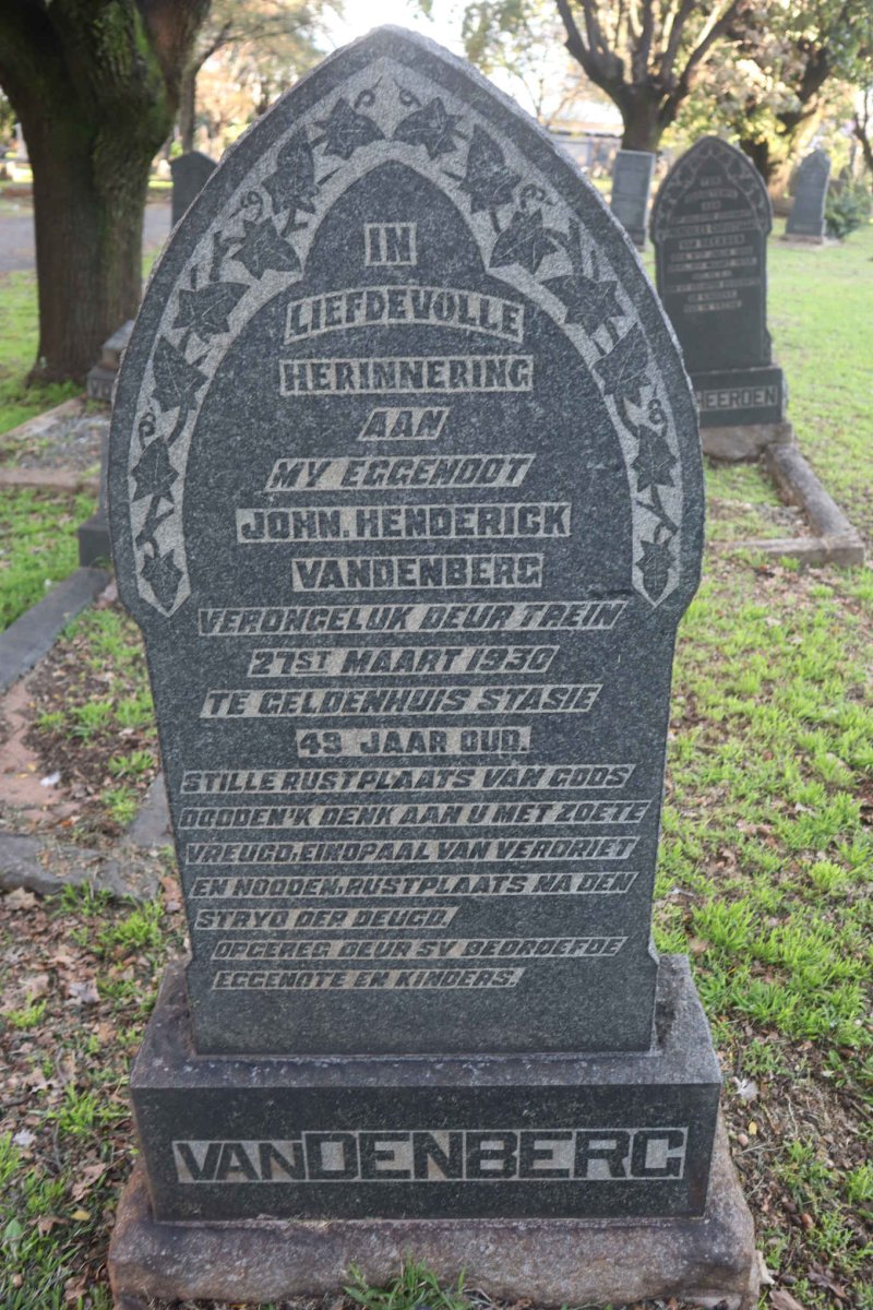 BERG John Hendrick, van den -1930