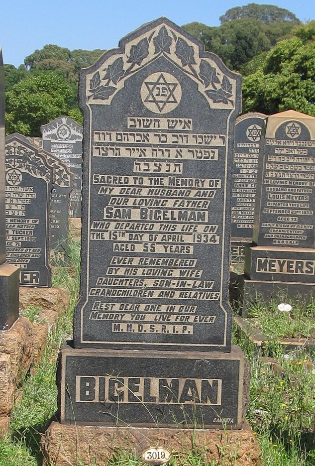BIGELMAN Sam -1934