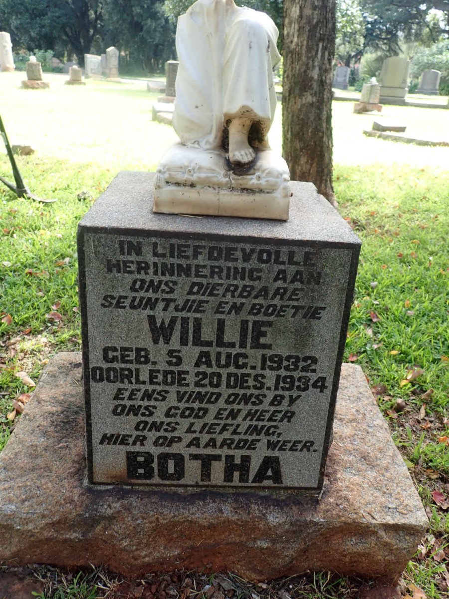 BOTHA Willie 1932-1934