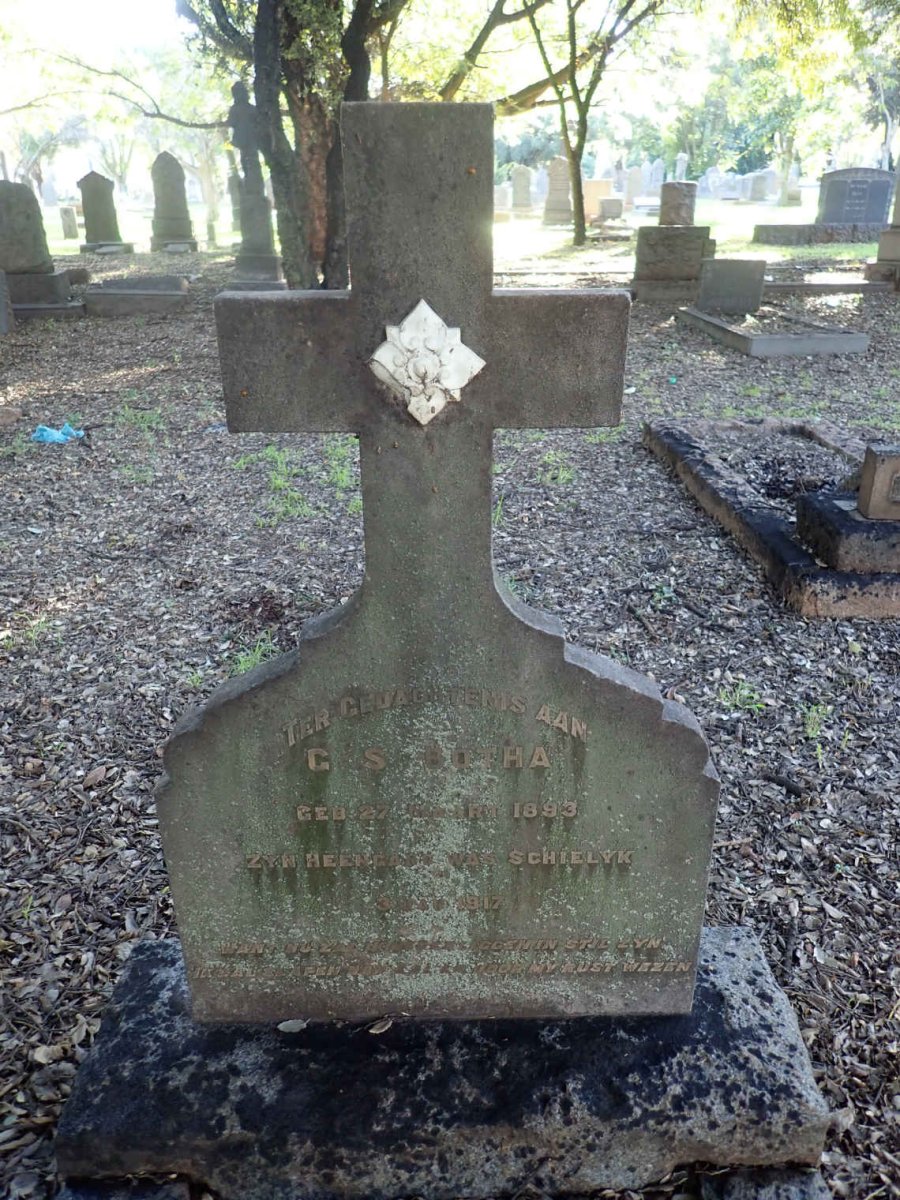 BOTHA G.S. 1893-1917