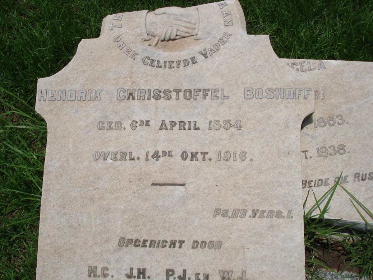 BOSHOFF Hendrik Christoffel 1854-1916 &amp; ? Engela ZWIGELAAR 1863-1938_1