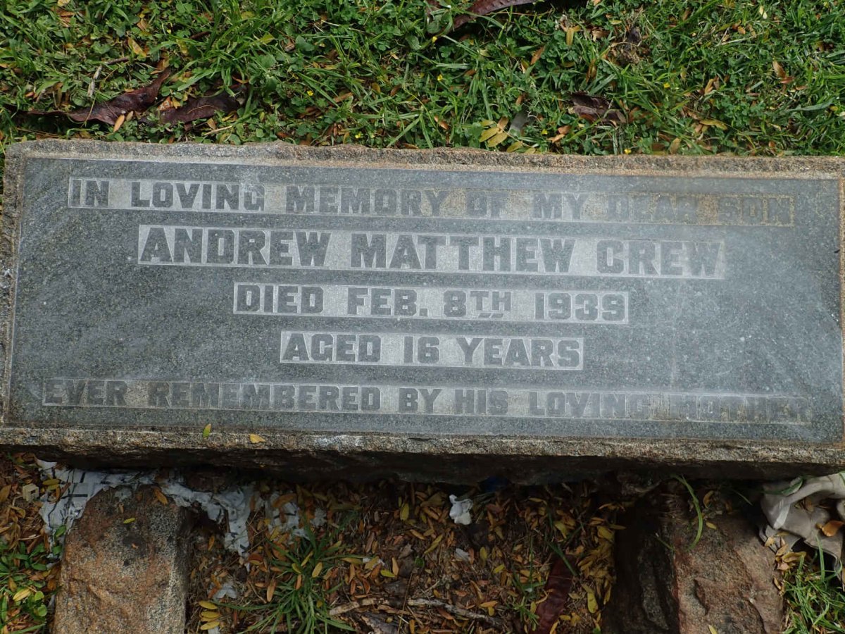 CREW Andrew Matthew -1939