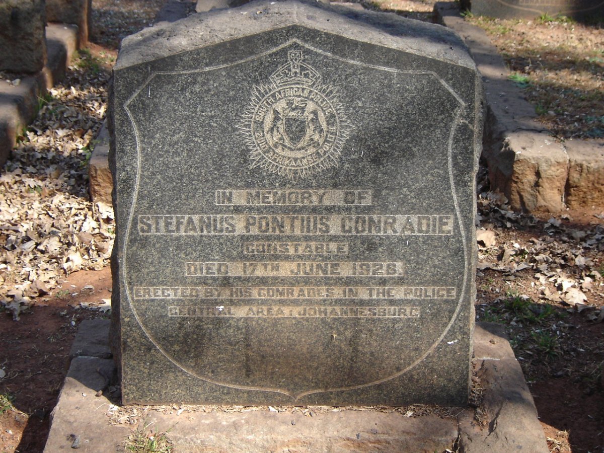 CONRADIE Stefanus Pontius -1928