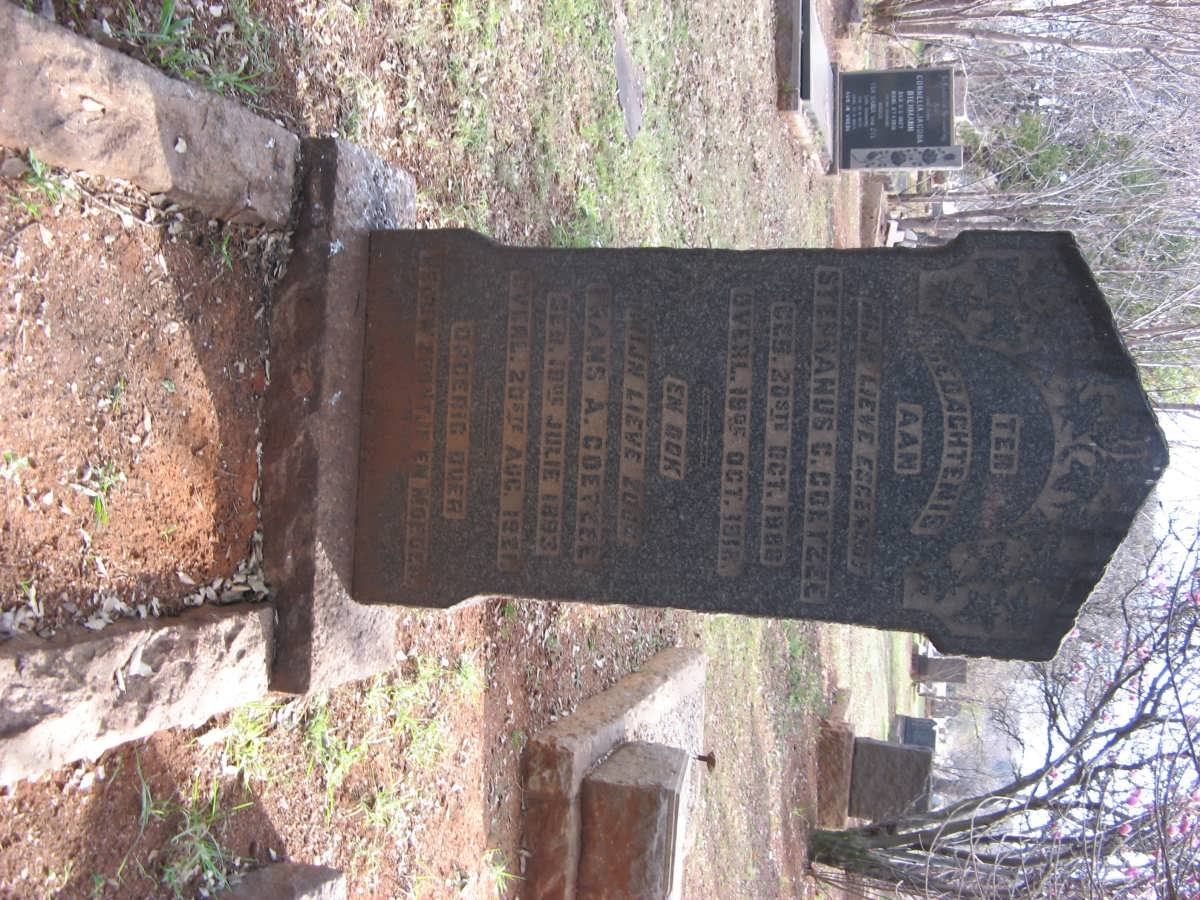 COETZEE Stephanus 1888-1912 :: COETZEE Frans A. 1893-1921
