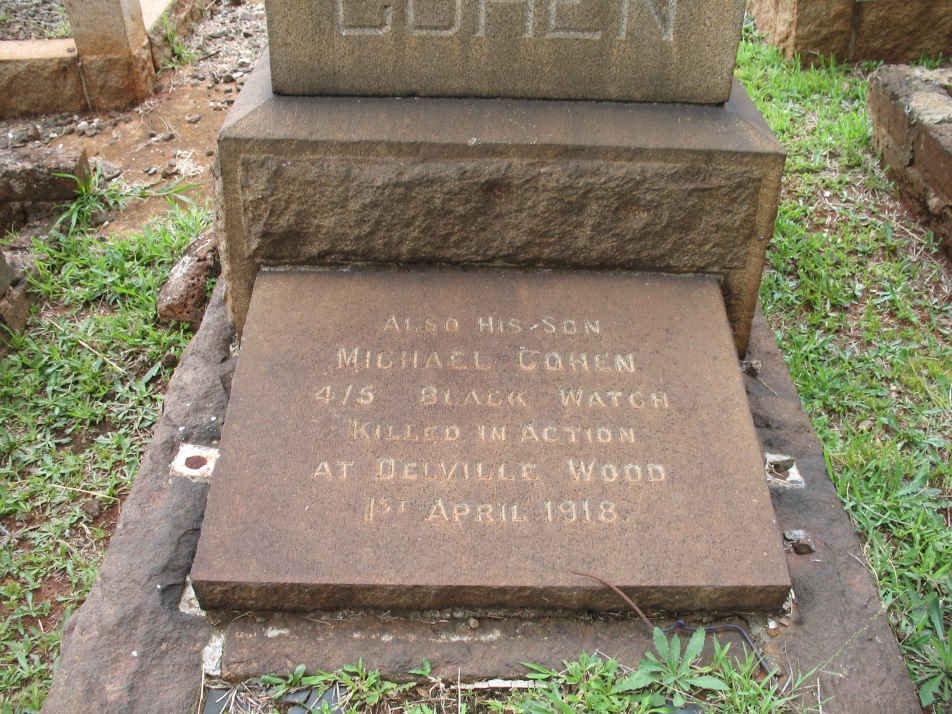 COHEN Michael -1918