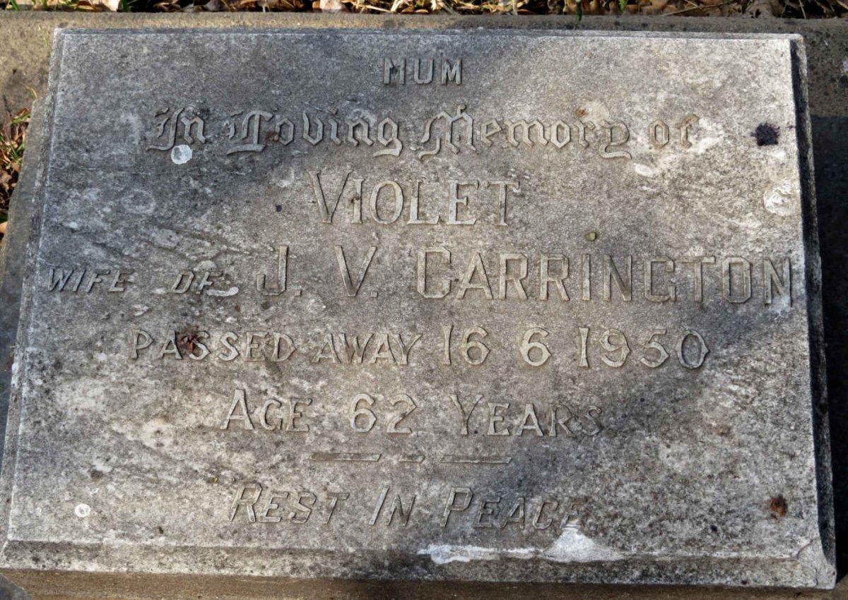 CARRINGTON Violet -1950