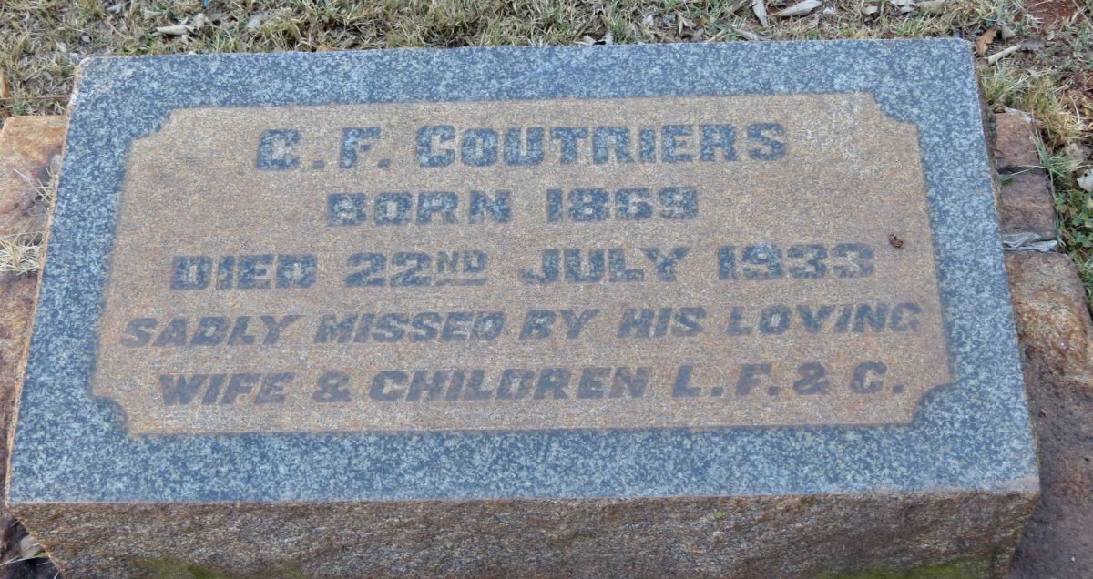 COUTRIERS C.F. 1869-1933