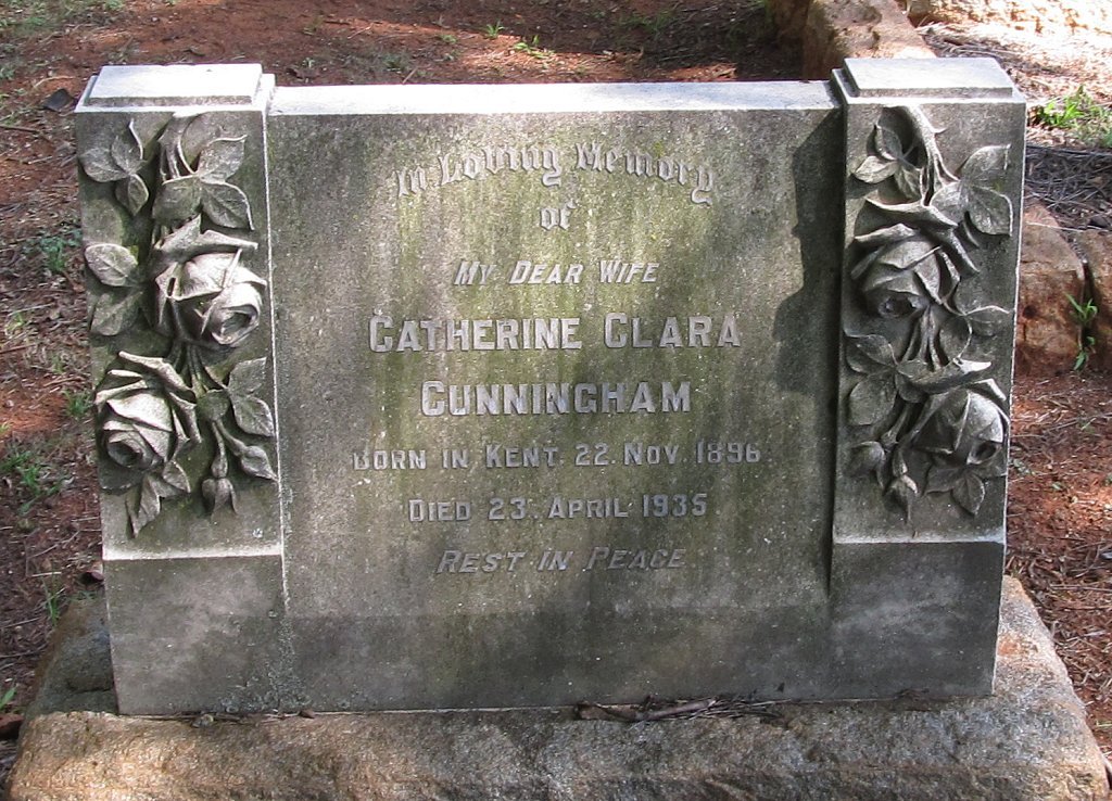 CUNNINGHAM Catherine Clara 1896-1935