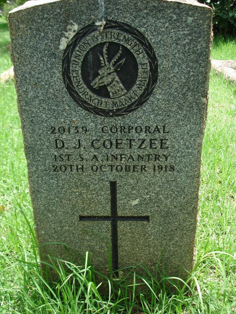 COETZEE D.J. -1918
