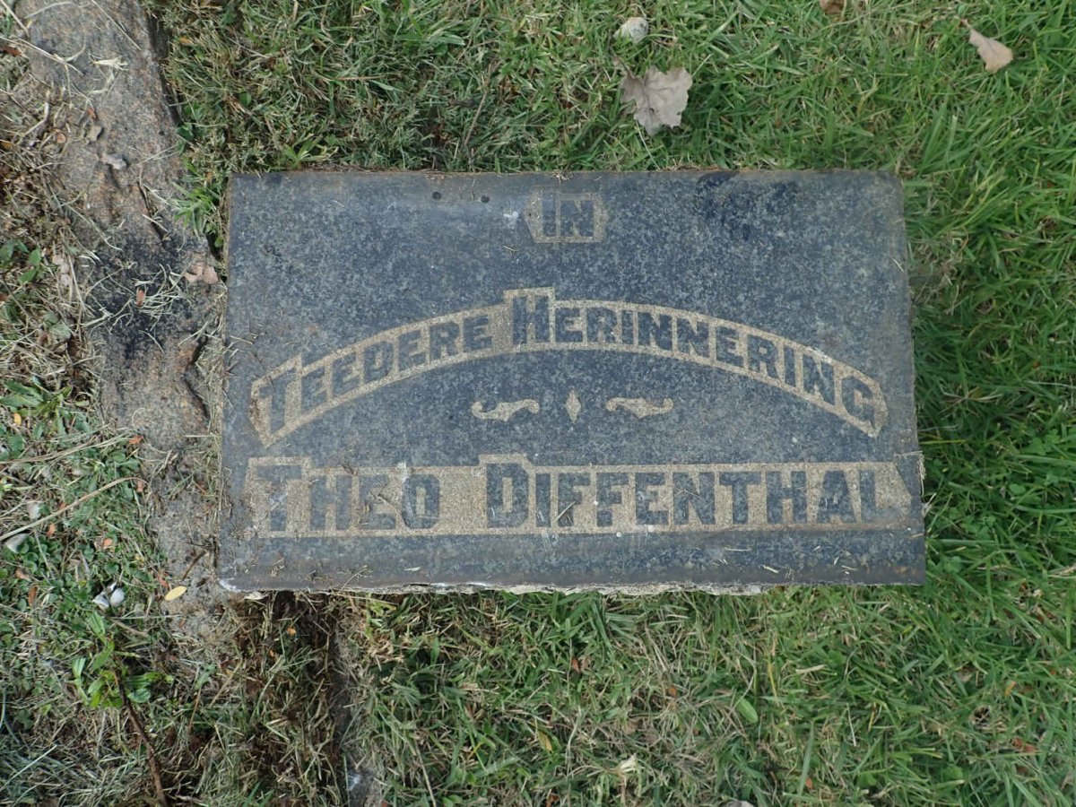 DIFFENTHAL Theo 1882-1917