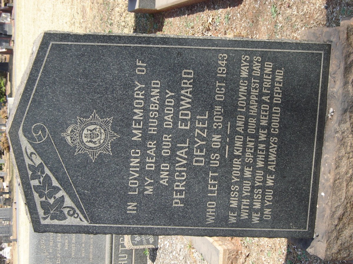 DEYZEL Percival Edward -1943