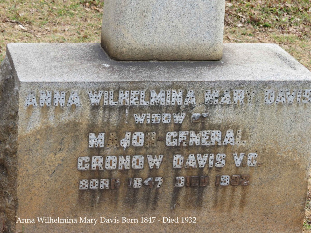 DAVIS Anna Wilhelmina Mary 1847-1932