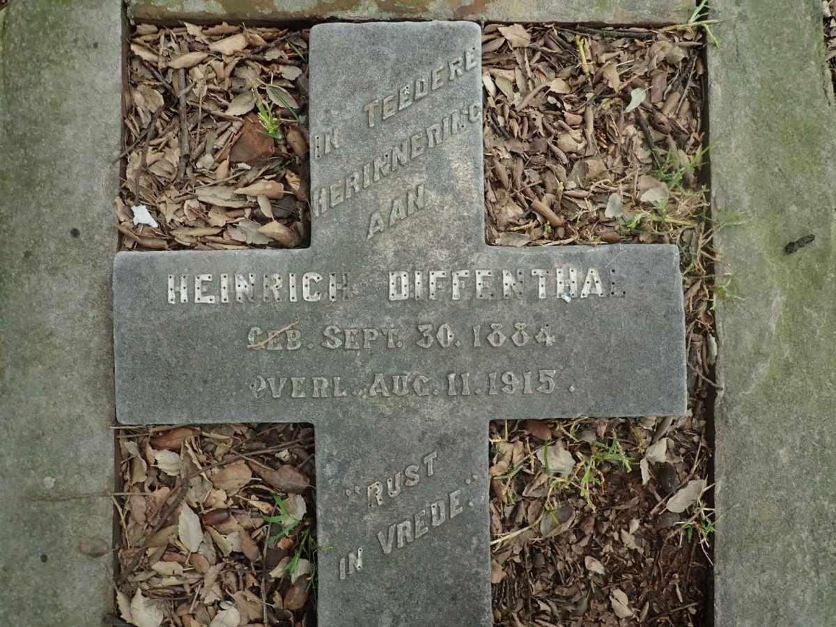 DIFFENTHAL Heinrich 1884-1915