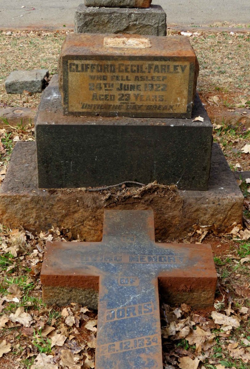 FARLEY Clifford Cecil -1922 &amp; Doris -1934