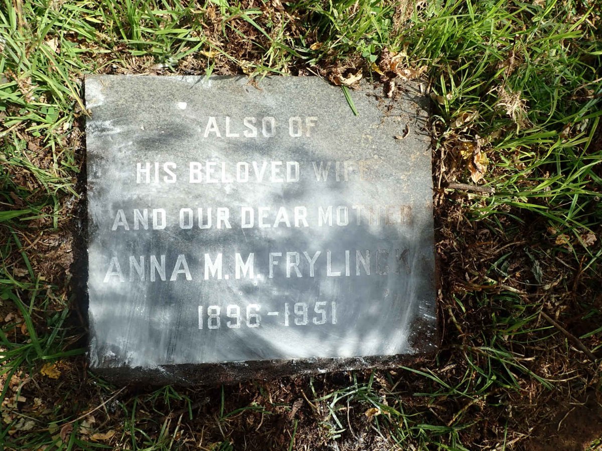 FRYLINK Anna M.M. 1896-1951
