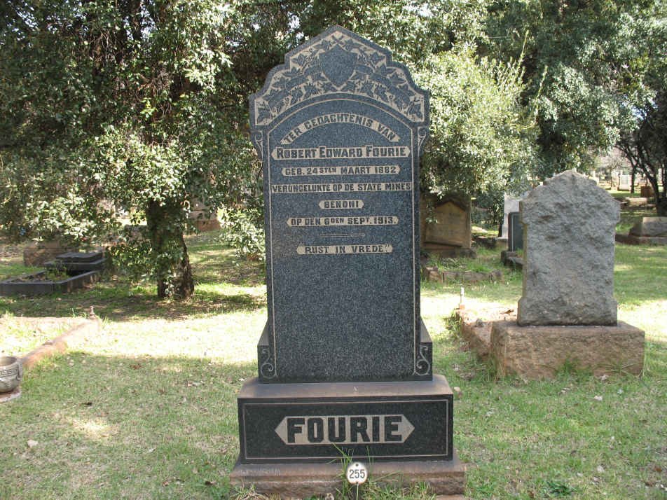FOURIE Robert Edward 1882-1913