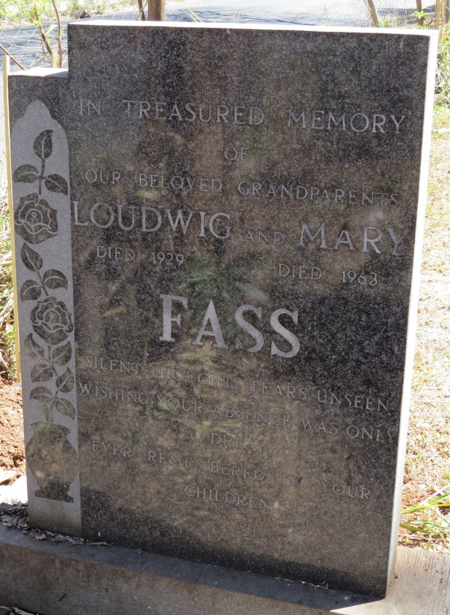 FASS Ludwig -1929 &amp; Mary -1963