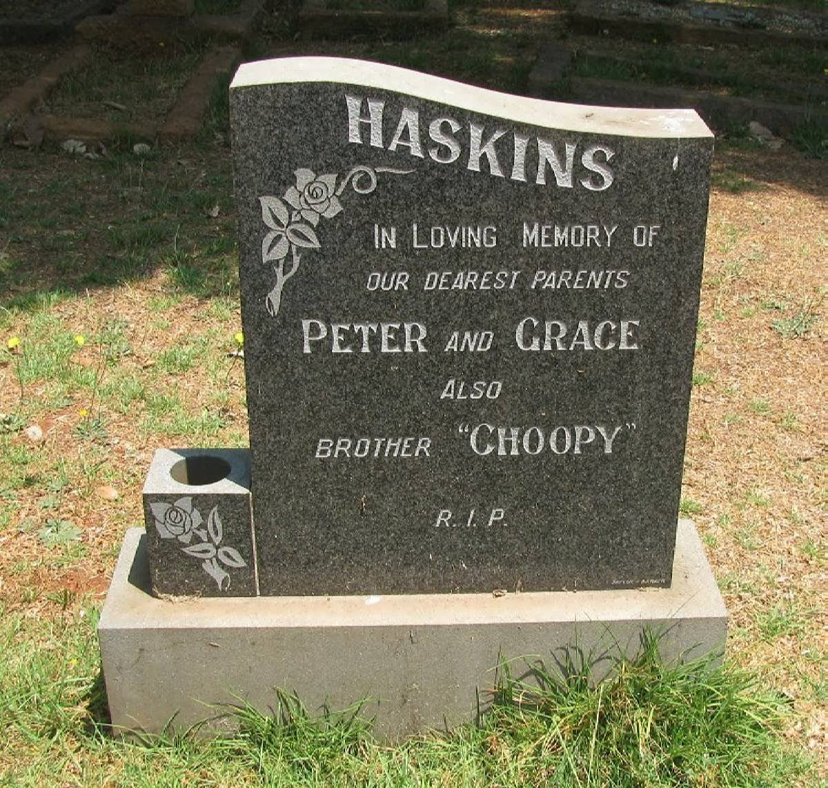 HASKINS Peter &amp; Grace :: HASKINS Choopy