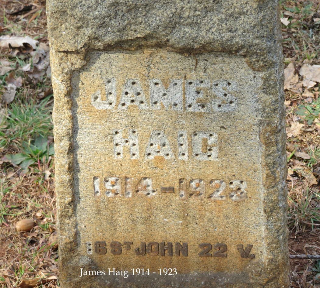 HAIG James 1914-1923
