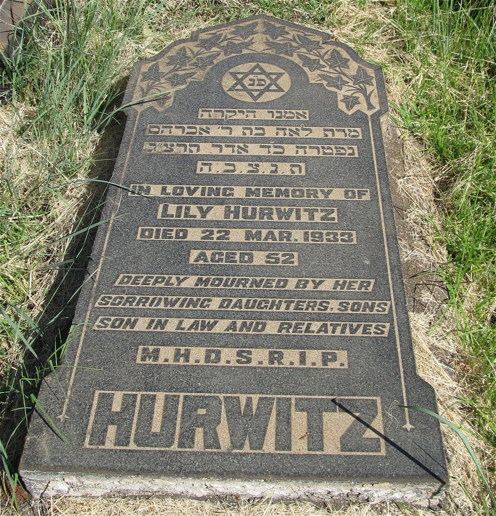 HURWITZ Lily -1933