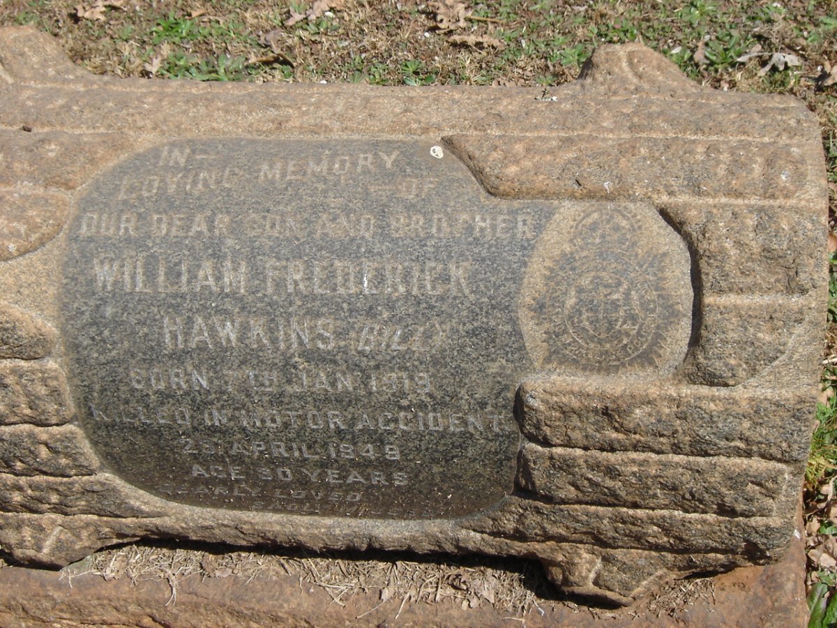 HAWKINS William Frederick 1919-1949