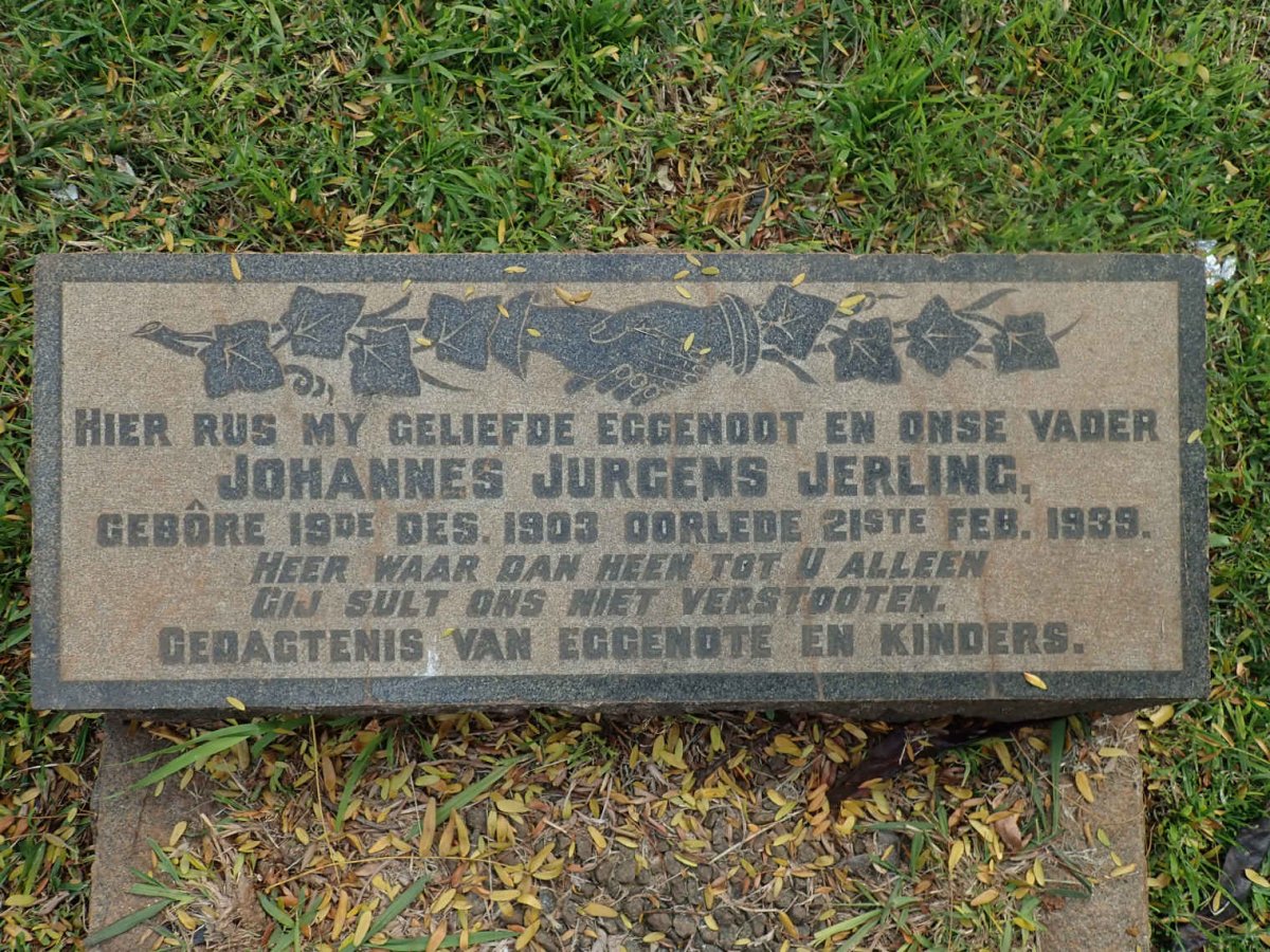 JERLING Johannes Jurgens 1903-1939
