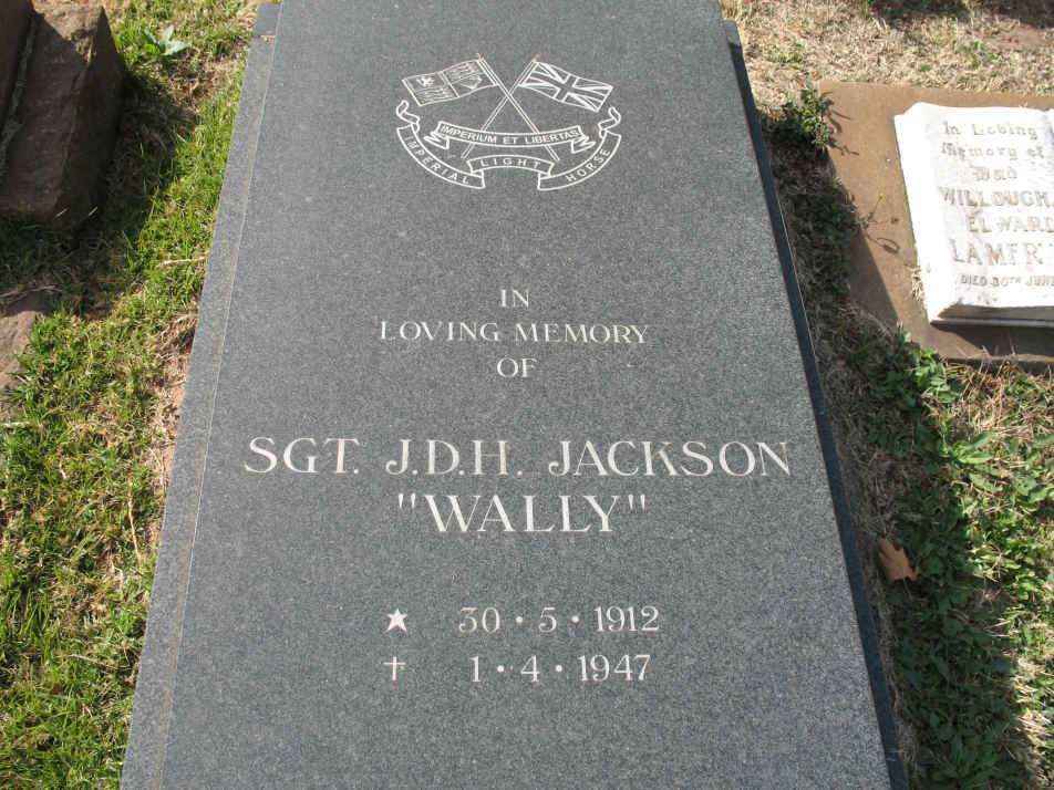 JACKSON J.D.H. 1912-1947