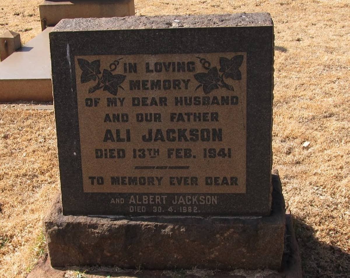 JACKSON Ali -1941 :: JACKSON Albert -1962